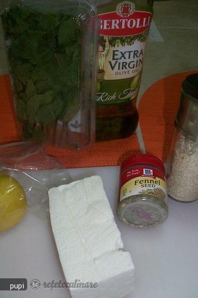 Appetizers - Marinated Telemea and Fennel Seeds