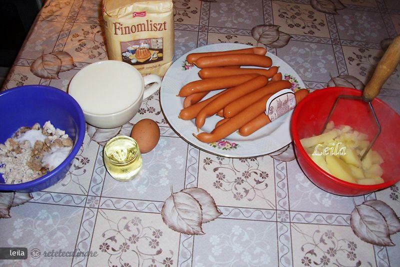 Sausages, Beer Sausages in Dough