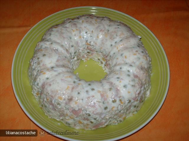 Appetizer like aspic with sour cream