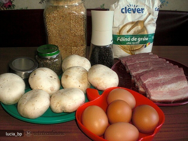 Breaded Mushrooms with Surprises