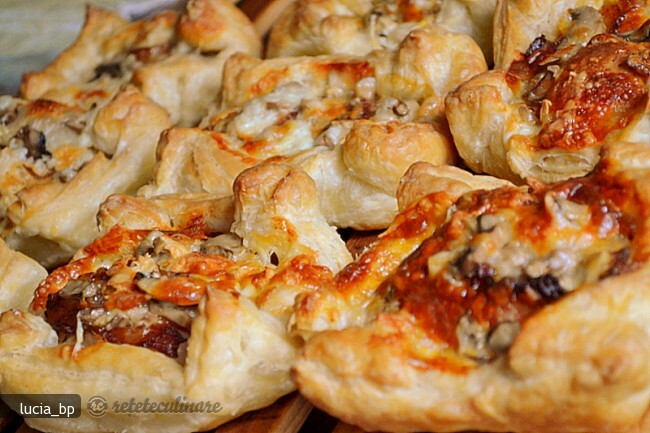 Paniers de Bacon, Camembert et Champignons