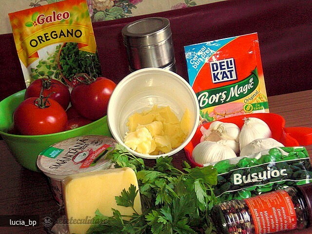 Garlic Soup with Clarified Butter, Baked