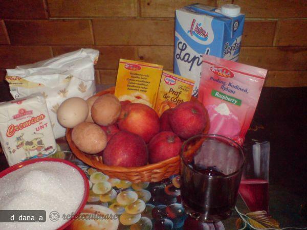 Apple Cake with Pudding