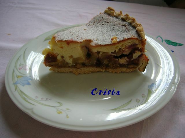 Pastel de Manzana y Ciruelas