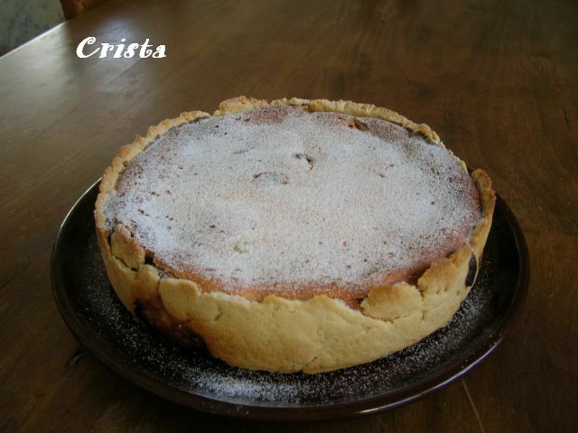 Pastel de Manzana y Ciruelas