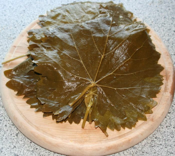 Stuffed grape leaves