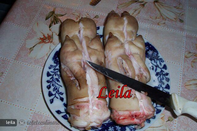 Zapatillas de cerdo empanizadas