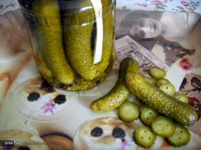 Cold Pickled Cucumbers