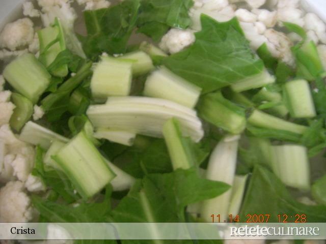 Cavatelli with chicory and cauliflower