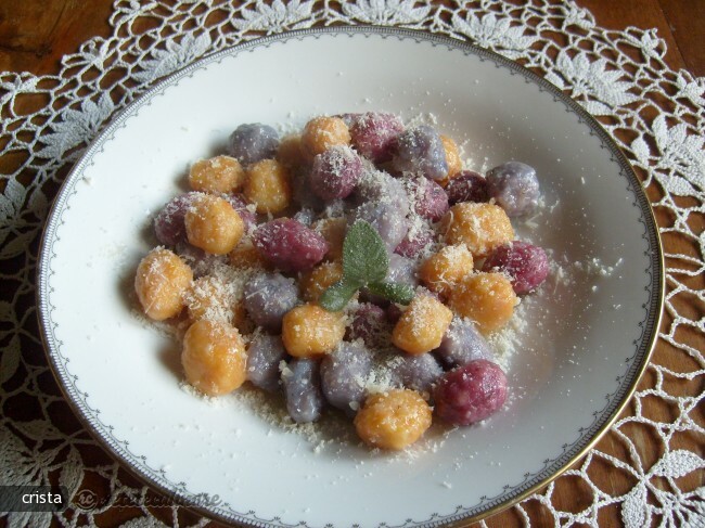 Colored Gnocchi - Carnival (Without Potatoes)