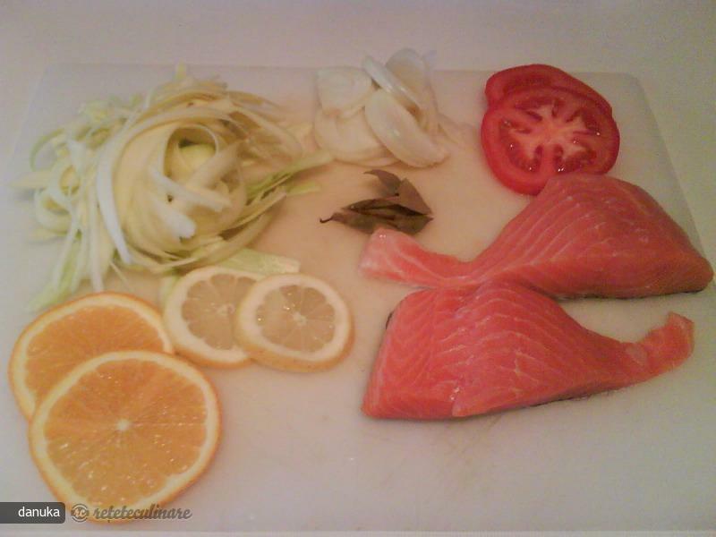 Salmon in papillote