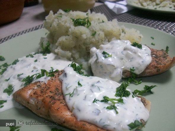 Salmon with Tartar Sauce (American Version)