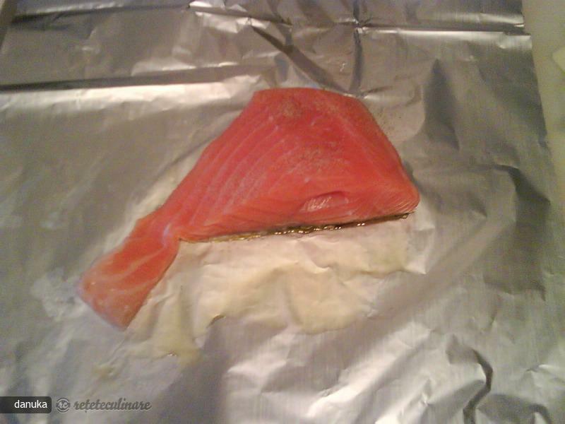 Salmon in papillote