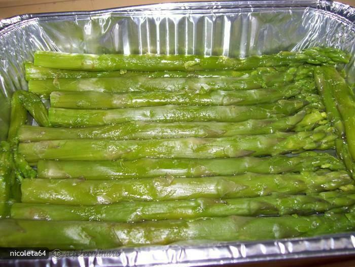 Asparagus with Ham and Cheese