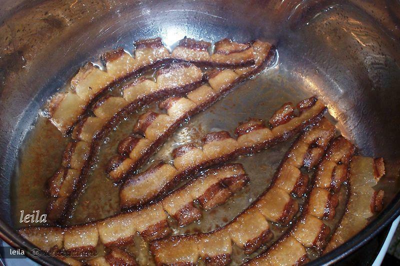 Braised Cabbage with Smoked Sausages and Polenta