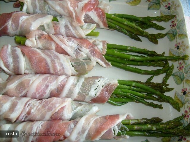 Asparagus, Bacon and Cheese Rolls