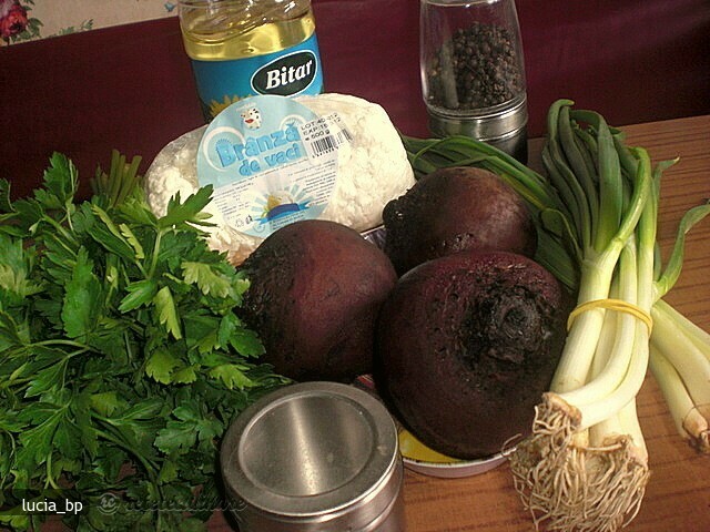 Beetroot Salad with Cottage Cheese