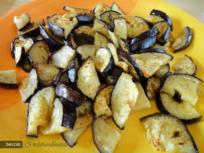 Potatoes with Eggplant, Feta, and Egg