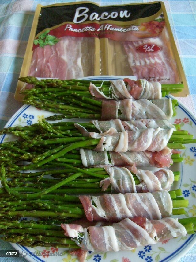 Asparagus, Bacon and Cheese Rolls